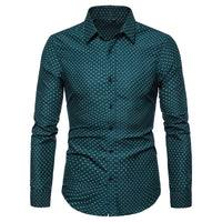 Men Casual Long Sleeved Solid shirt Slim Fit Male Social Business Dress Shirt Brand Men Clothing Soft Comfortable plus size 5XL