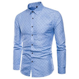 Men Casual Long Sleeved Solid shirt Slim Fit Male Social Business Dress Shirt Brand Men Clothing Soft Comfortable plus size 5XL