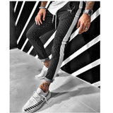 Hot sale Workout Jogging Pants Men Striped Sport Sweatpants short  casual long pants Men Fitness Joggers Bodybuilding Trousers