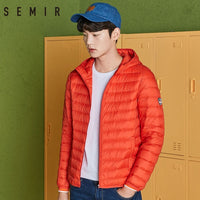 SEMIR 2019 Men Lightweight Down Jacket Winter Men Short Thin Windproof Warm Jacket Casual Fashion Male Soft Outwear Clothing