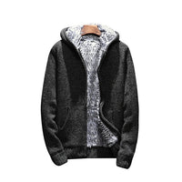 Men's Sweater Hooded Autumn And Winter Clothing Male Korean Sports Plus Velvet Thick Men's Jacket