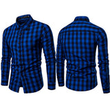 Men Shirts Europe Size New Arrivals Slim Fit Male Shirt Solid Long Sleeve British Style Cotton Men's Shirt