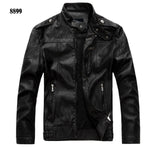 New arrive brand motorcycle leather jacket men men's leather jackets jaqueta de couro masculina mens leather coats